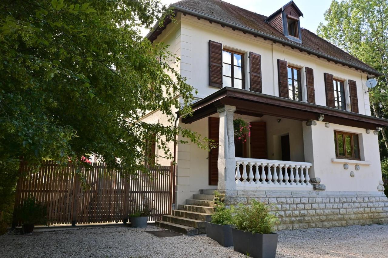 La Villa Du Papetier Boussieres Bagian luar foto